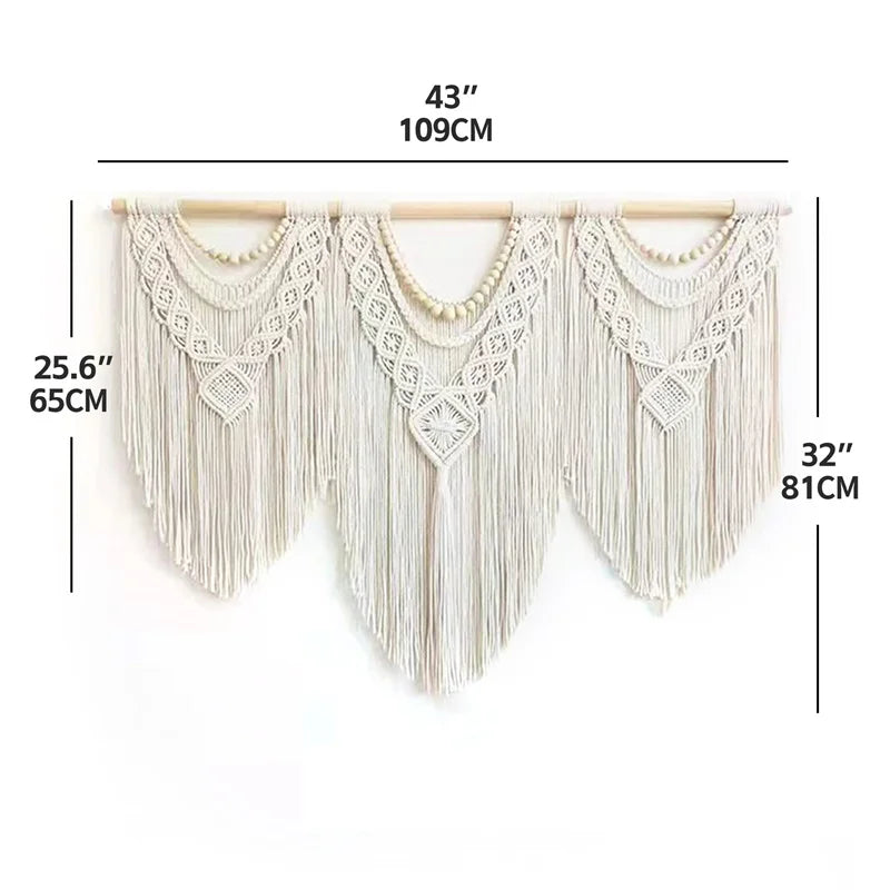 ARULA™ Large Handwoven Macramé Wall Hanging
