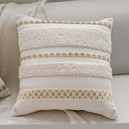 ARULA™ Boho Baumwoll-Leinen Kissenbezug mit Quasten