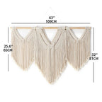 ARULA™ Large Handwoven Macramé Wall Hanging