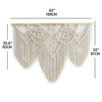 ARULA™ Large Handwoven Macramé Wall Hanging