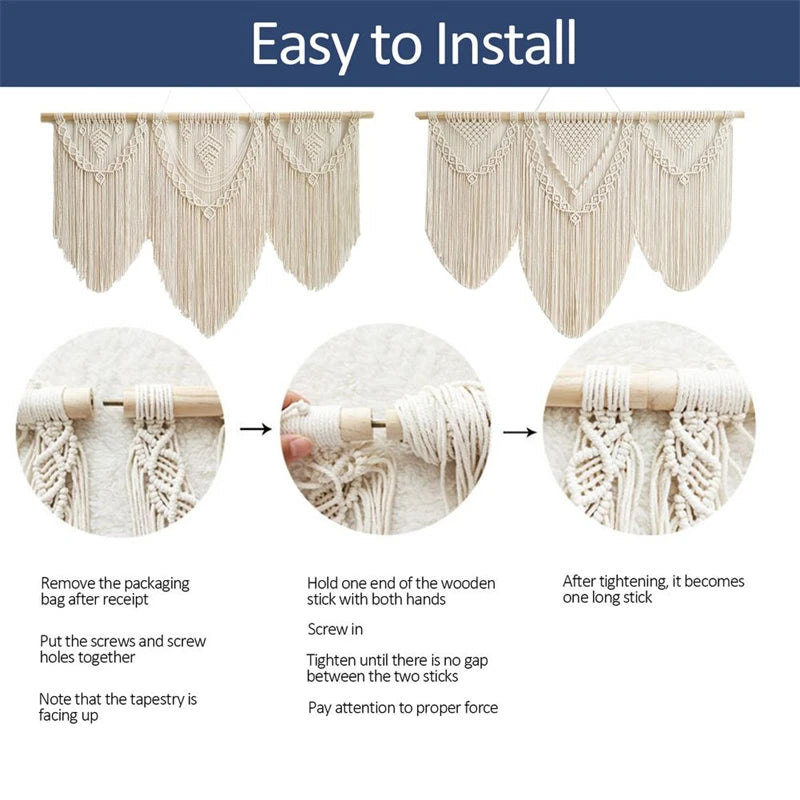 ARULA™ Large Handwoven Macramé Wall Hanging