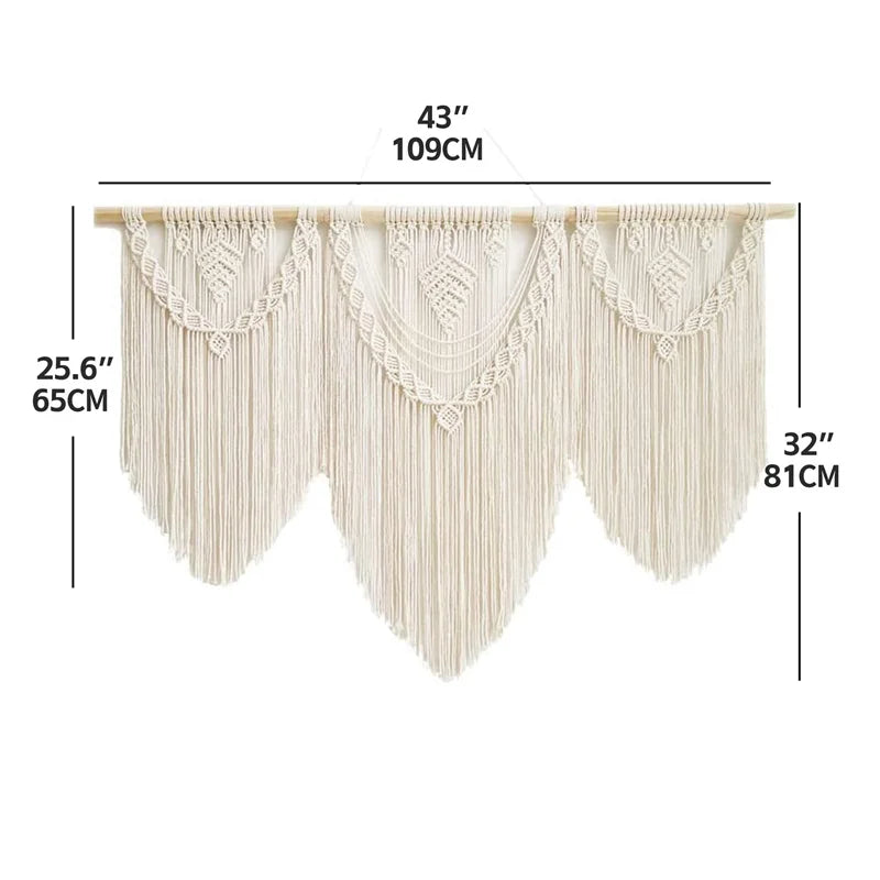 ARULA™ Large Handwoven Macramé Wall Hanging