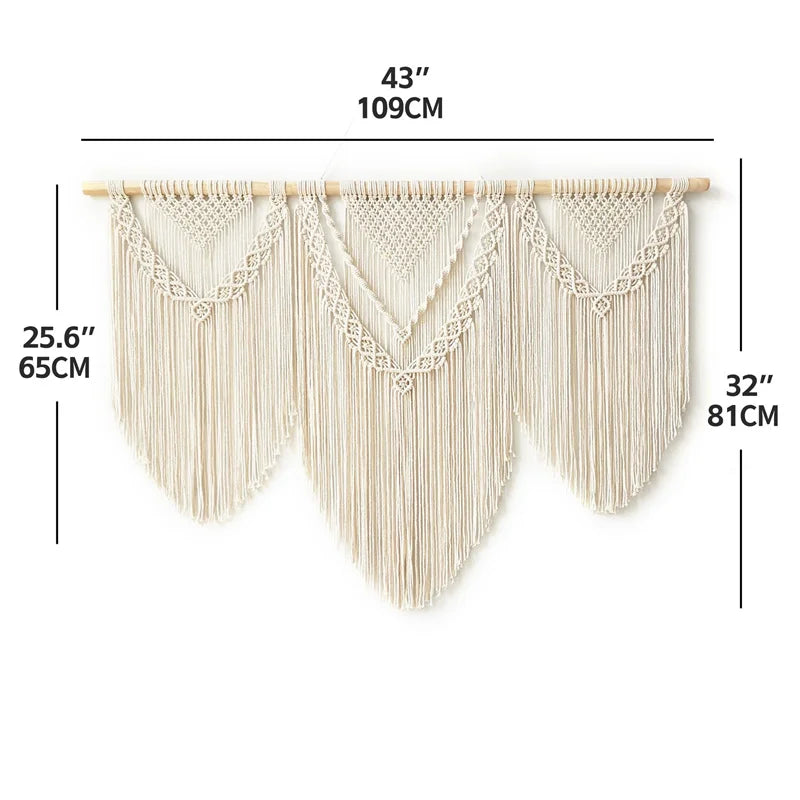 ARULA™ Large Handwoven Macramé Wall Hanging