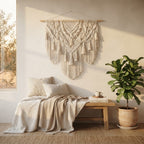 ARULA™ Large Handwoven Macramé Wall Hanging